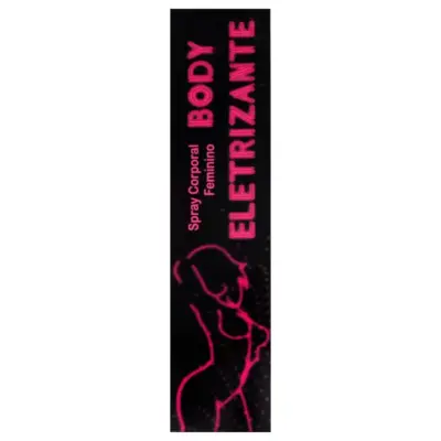 Body Eletrizante spray vibrador líquido 15ml da Garji para estímulo corporal intenso.