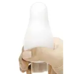 Egg masturbador masculino com textura interna, ideal para estímulo solo com toque realista.