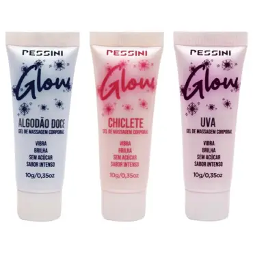 Glow Vibra E Brilha Gel Comestível 10G