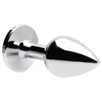 Plug Anal Metal Com Pedra P