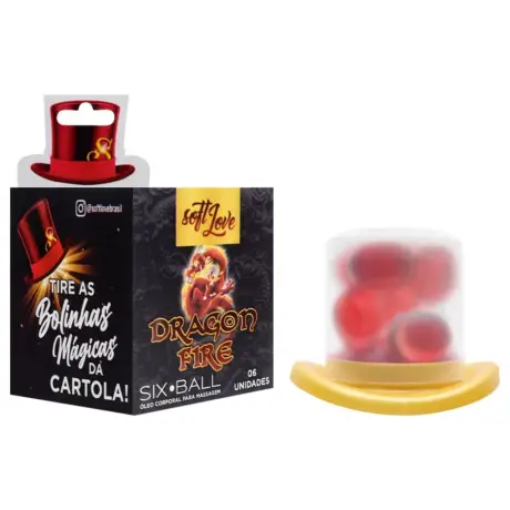 Six Ball Dragon Fire Bolinha Excitante 6 Unidades