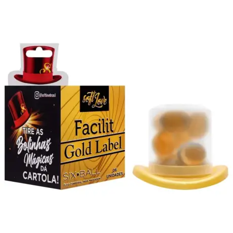Six Ball Facilit Gold Label Bolinha 6 Unidades