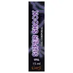 Super Shock excitante elétrico spray unissex 15ml da Garji para estímulo intenso.