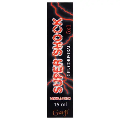 Super Shock excitante elétrico spray unissex 15ml da Garji para estímulo intenso.