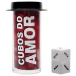 Dados do amor unissex com comandos sensuais, ideal para jogos a dois e momentos de intimidade.