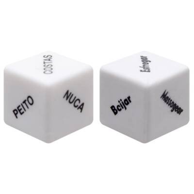 Dados do amor unissex com comandos sensuais, ideal para jogos a dois e momentos de intimidade.