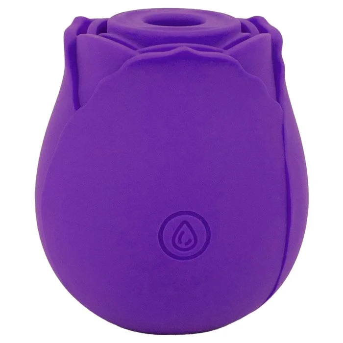 Vibrador em formato de flor (rosa), com 10 pulsações para estímulo clitoriano – Happy Meeting