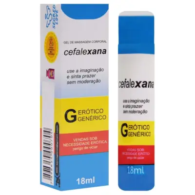 Gel térmico comestível Cefalexana 18ml da Segred Love para momentos mais quentes.