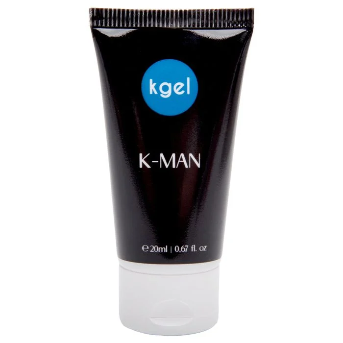 Intensificador masculino K-Man 20ml da Kgel para aumentar o prazer.