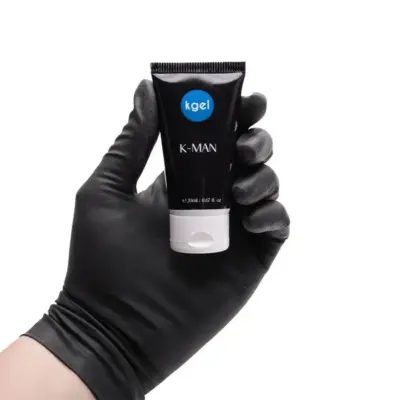 Intensificador masculino K-Man 20ml da Kgel para aumentar o prazer.