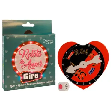 Roleta do Amor Libere Suas Fantasias da Diversão ao Cubo para jogos sensuais.