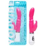 Vibrador silicone rabbit com 8 vibrações da Vipmix para dupla estimulação.
