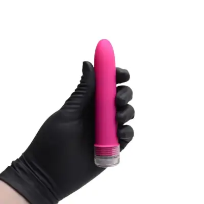 Vibrador personal toque aveludado 13x2,5cm da Vipmix para estímulo íntimo.