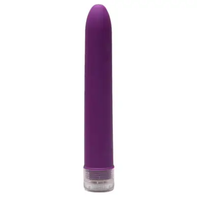 Vibrador personal toque aveludado 17x2,5cm da Vipmix para estímulo íntimo.
