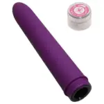 Vibrador personal toque aveludado 17x2,5cm da Vipmix para estímulo íntimo.