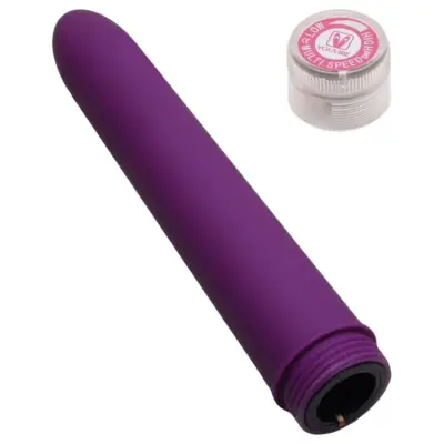 Vibrador personal toque aveludado 17x2,5cm da Vipmix para estímulo íntimo.