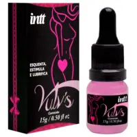 Vulv’s excitante feminino multifuncional 15g da Intt para estímulo e prazer intenso.