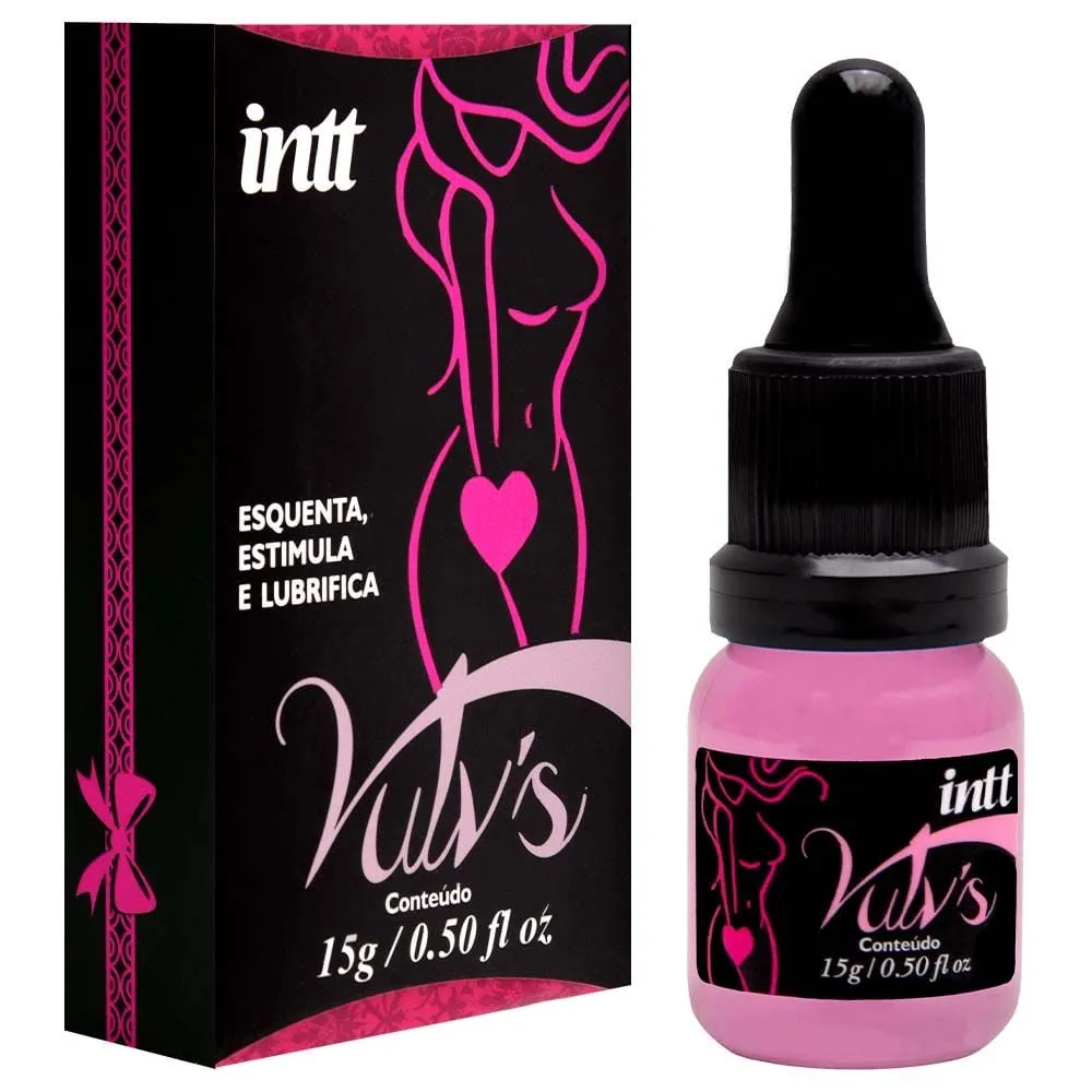 Vulv’s excitante feminino multifuncional 15g da Intt para estímulo e prazer intenso.