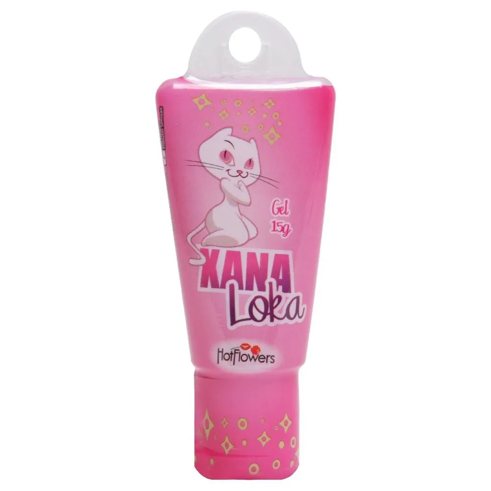 Xana Loka gel excitante vibrações 15g da Hot Flowers com efeito vibrante e estimulante.